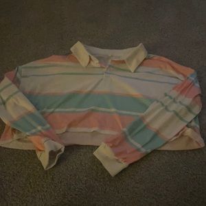 Retro cute cropped tee